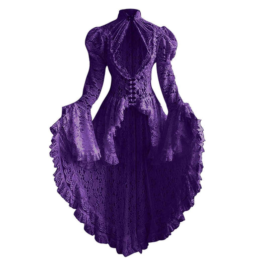 Victorian Dress for Women Retro Medieval Renaissance Corset Dress 18 Century Vampire Fairy Dresses Halloween Costumes